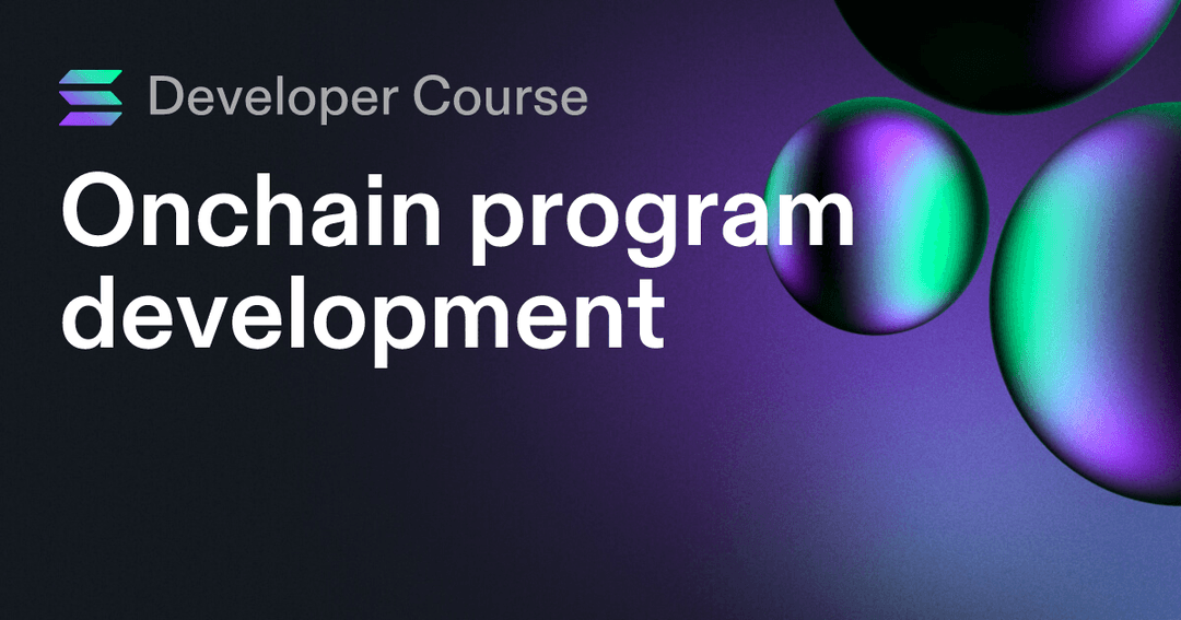 Onchain program development