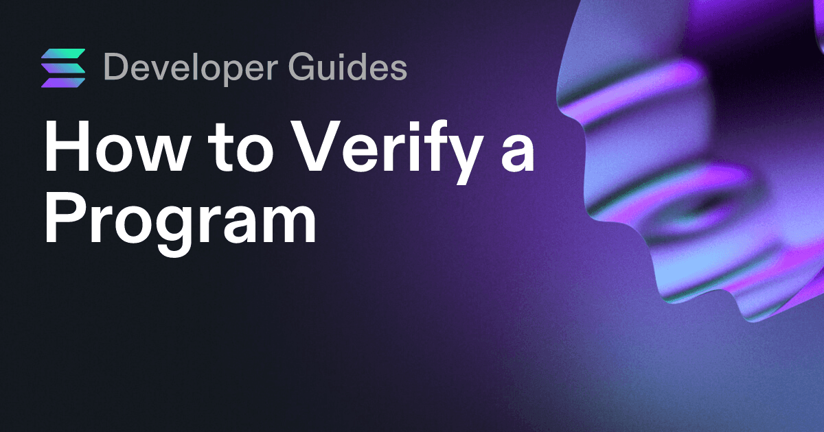 How to Verify a Program