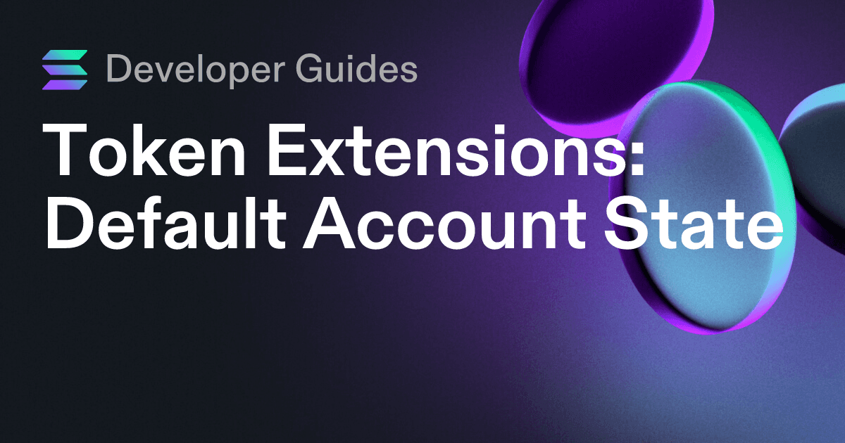 How to use the Default Account State extension